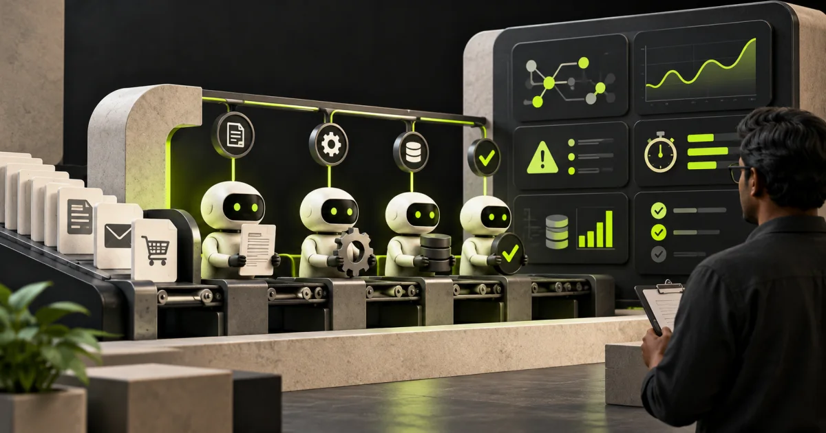 Editorial illustration: AI Agent Observability: How to Monitor AI Agents in Production