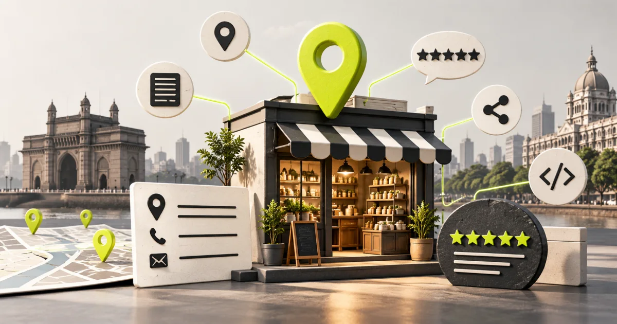 Editorial illustration: Entity SEO for Local Businesses in India: Practical Guide