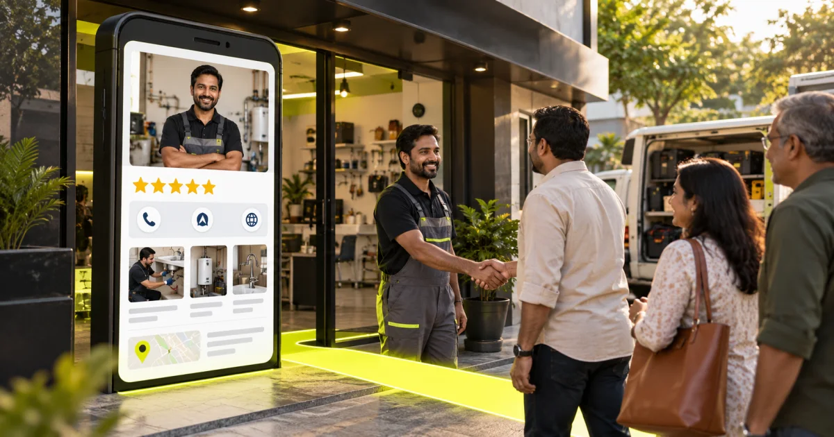 Editorial illustration: Google Business Profile Optimization for Local Service Businesses