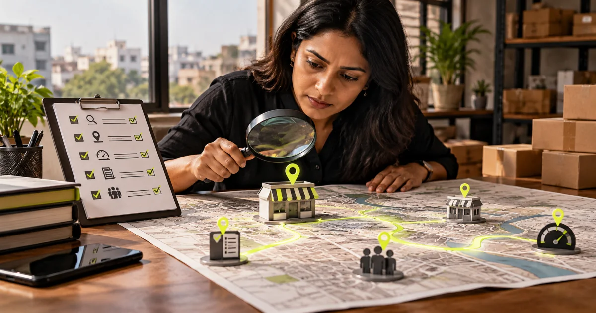 Editorial illustration: DIY SEO Audit for Indian Service Businesses: A Step-by-Step Guide